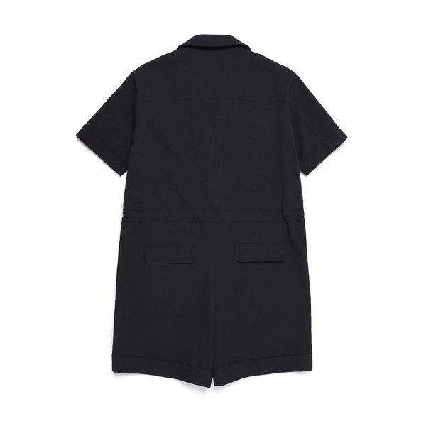 [여주점] N252WOP490 여성 시어서커 롬퍼 원피스 CARBON BLACK