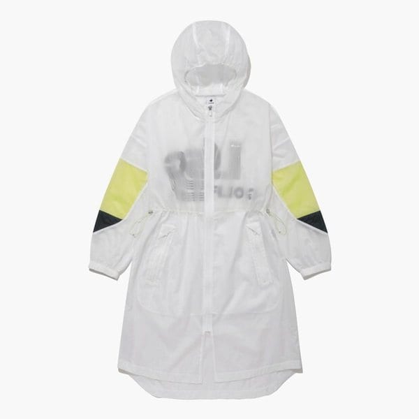 [여주점] 여성 배색 포인트 긴기장 점퍼 GQ122LBL36  WHTE