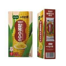 순솔 100% 찰옥수수국수 1kg (100g x 10봉) 비건면 무첨가물면 저칼로리면 제로슈가 찰옥수수면