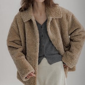 Shearling Seli Half Coat