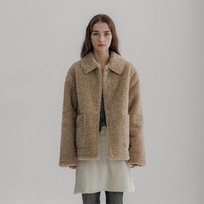 Shearling Seli Half Coat