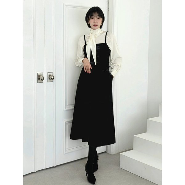 [패시현 PICK] Velvet-bonded Flare Skirt 2color