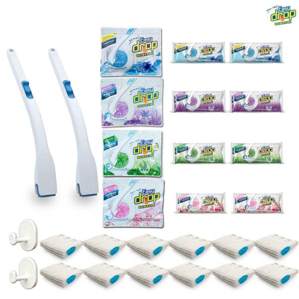 (156회/3년치)이지드롭 변기클리너 레몬+라벤더+허브+화이트