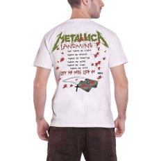 영국직구 메탈리카  남녀공용 원 랜드마인 티셔츠