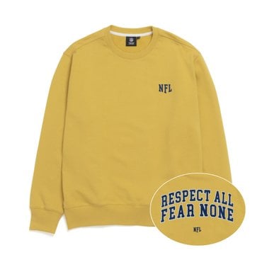 NFL [본사직영]엔에프엘 F224USW324 스파이럴 맨투맨 AUSTINYELLOW