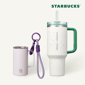 [최종가 70,308원][스타벅스][빅&미니]라벤더 미니+스탠리 그린페블1183ml