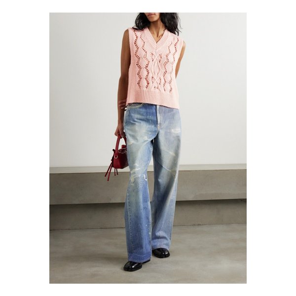 아워레가시 미시간 오픈니트 울 탱크 핑크 1647597339530250