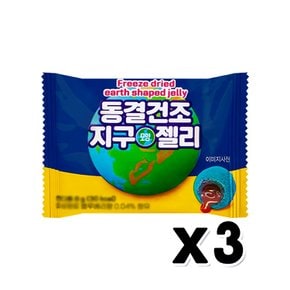 동결건조 지구모양젤리 사탕간식 8g x 3개