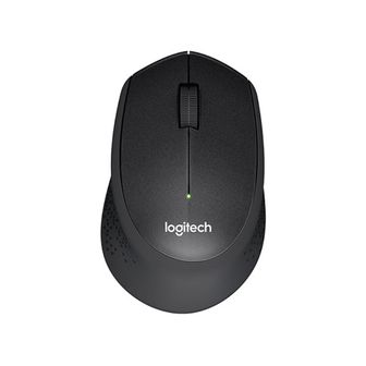  로지텍 무소음 무선 마우스 (M331/블랙/Logitech)