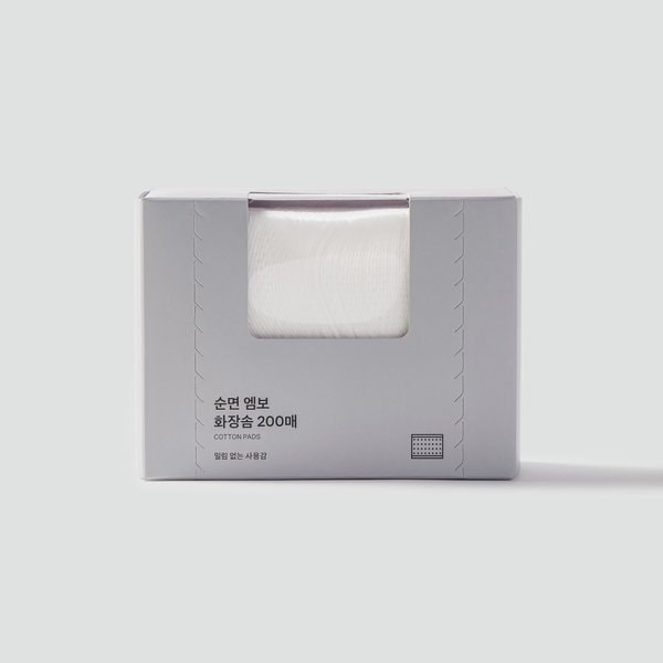 순면 엠보 화장솜 200매 J83N904013000