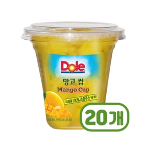 Dole 돌 후룻컵 망고컵 198g x 20개