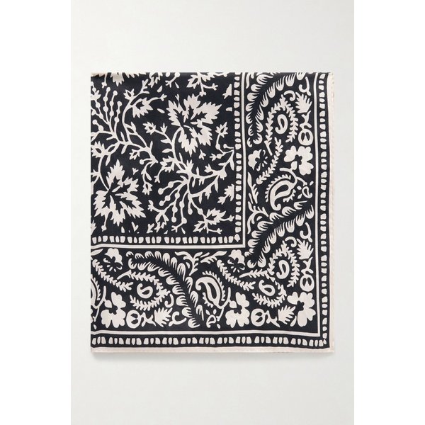 행키 프린트 실크 보일 스카프 46376663162980277