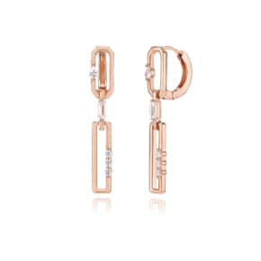 14K 스퀘어 큐빅 드롭 귀걸이 (gold pin) ELGPEE389