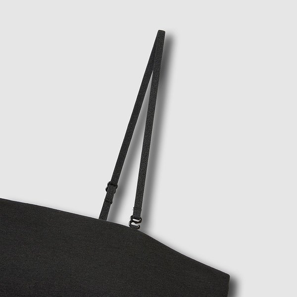 여 코튼 모달 튜브 크롭브라 J406201002099