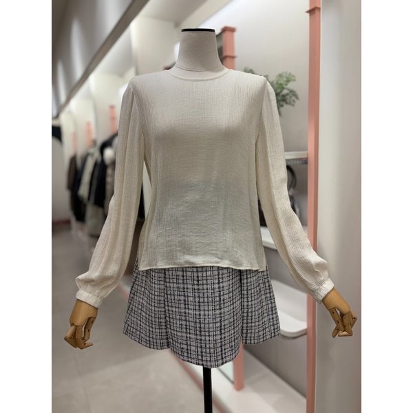 [여주점] 여성 볼륨 슬리브 블라우스(ITP2WBL730)