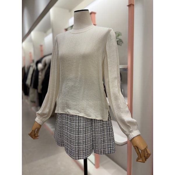 [여주점] 여성 볼륨 슬리브 블라우스(ITP2WBL730)