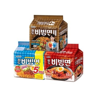 팔도 비빔면II(4입)+비빔면(5입)+비빔면 매운맛(5입)