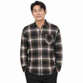 남성 포근한 브리티시 체크 데일리 남방 MR-SHW-Q009