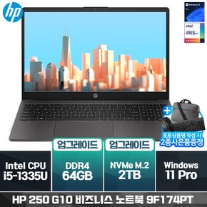 250 G10 9F174PT i5-1335U (8GB/ 512G/ Win11Pro) [64GB RAM 구성(32GB*2)+2TB (SSD)교체]