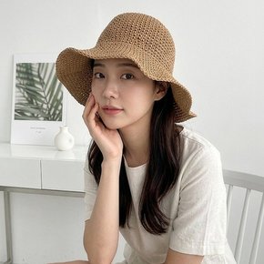 내추럴 페이크라탄 버킷햇_M2605AC034B