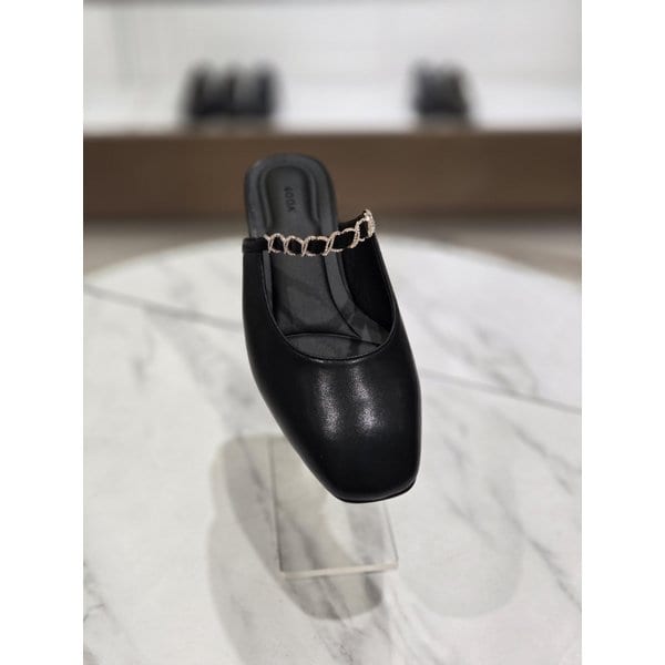 [시흥점] 여성 체인 스트랩 뮬 블로퍼 (FLO502)