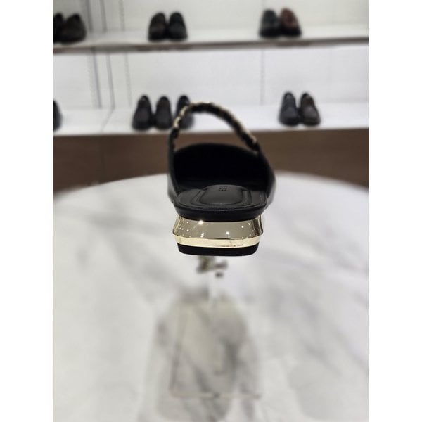 [시흥점] 여성 체인 스트랩 뮬 블로퍼 (FLO502)