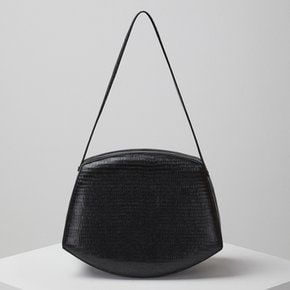 Shell shoulder bag(Lizard black)_OVBAX22012LIK