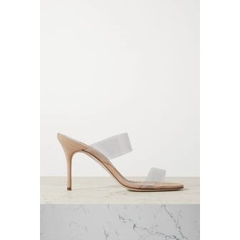 마놀로블라닉 Scolto 90 Pvc Mules 뉴트럴