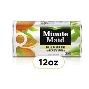 [해외직구] Minute Maid 미닛메이드 노 펄프 오렌지 과일주스 캔 355ml 6캔