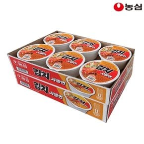 농심 김치사발면 86g x 12개 컵라면 김치라면