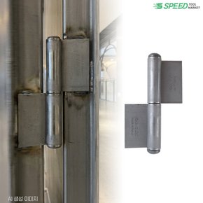 방화문경첩 분리형 100mm(4인치) 돌쪽 돌쪽귀 용접 정첩 대문 경첩