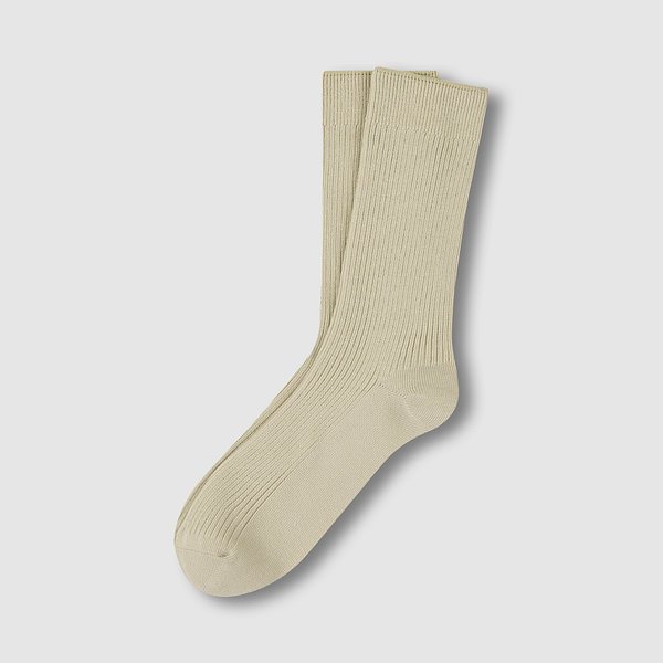 여 코튼 립 장목 양말 1족 J146903143011