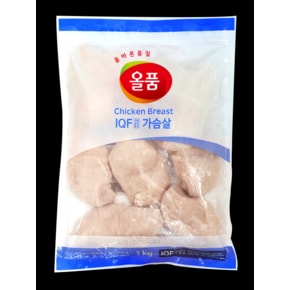 IQF 닭가슴살 1kg X 3봉