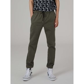 MEN BASIC SLIM FIT PANTS KHAKI