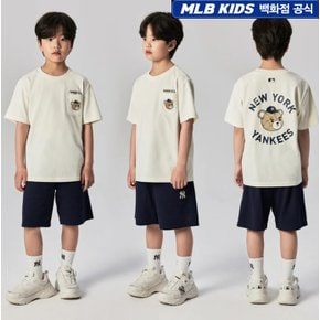 24SS[KIDS]모노베어 티셔츠세트 뉴욕양키스 7AS1C0243-50NYS