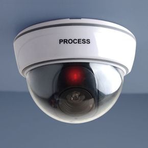 돔형 PXSR1466 모형CCTV 점멸LED 방범용 가짜CCTV 건전지형