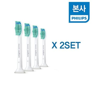 필립스 소닉케어 프로리절트 칫솔모 HX6014/63 2SET