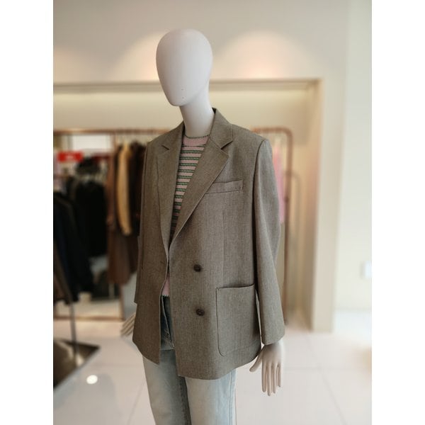 [여주점] 씨씨콜렉트 루즈핏투버튼싱글자켓 E262msf135