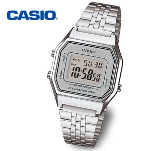 카시오 [정품] CASIO 카시오 LA680WA-7D 빈티지 여성 전자 메탈 손목시계