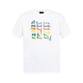 [폴 스미스] Short Sleeve T-Shirt M2R011RNP469701 White