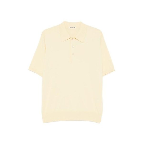 26SS 오라리 폴로 티셔츠 A26SP03KA YELLOW BEIGE DOM