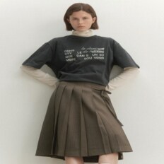 나인 SIE PLEATS CHECK SKIRT_S SK4952