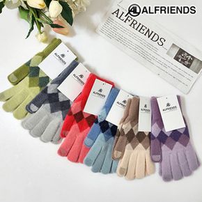 아가패턴 니트 스마트 터치장갑_P378243681