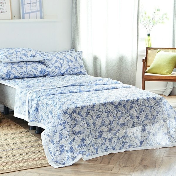 리브린 포레리프 시어서커 여름 간절기 홑이불 베개세트 SS