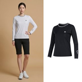 여성 쿨터치 레터링 라운드넥 이너웨어 MW6M324W