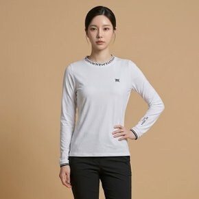 여성 쿨터치 레터링 라운드넥 이너웨어 MW6M324W