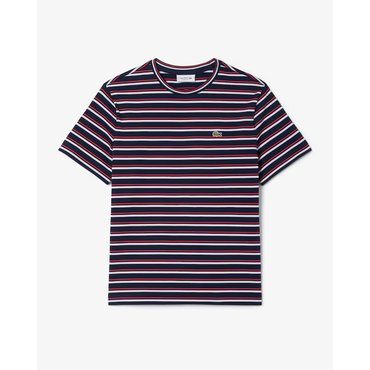 라코스테 25SS 여성 멀티 스트라이프 반팔 티셔츠 TF0352-55G
