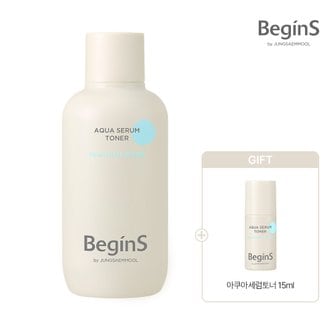비긴스 바이 정샘물 아쿠아 세럼 토너 + 아쿠아세럼토너15ml