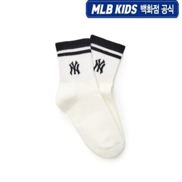 MLB키즈 25SS[KIDS] 스포티브 데일리 단목 양말  7ASOB015N-50IVS