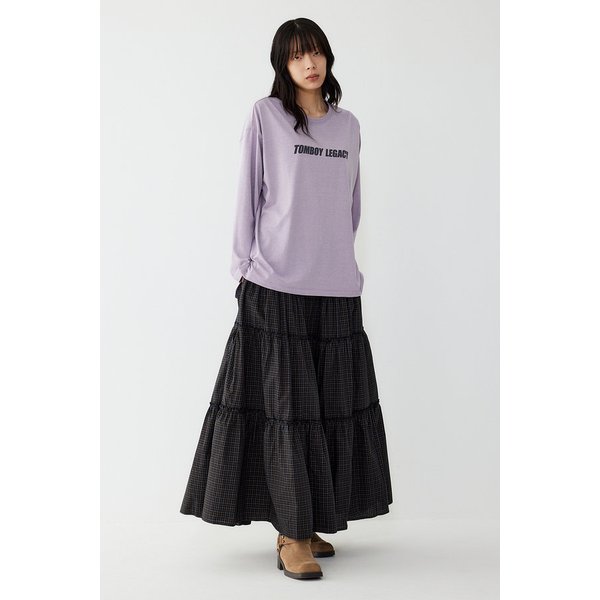 후로피 피그먼트 긴소매티셔츠 91F5422773060